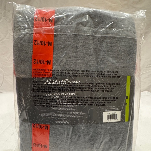 Eddie Bauer Kids' Sleep Set - Red, Gray, Black - Picture 2 of 2